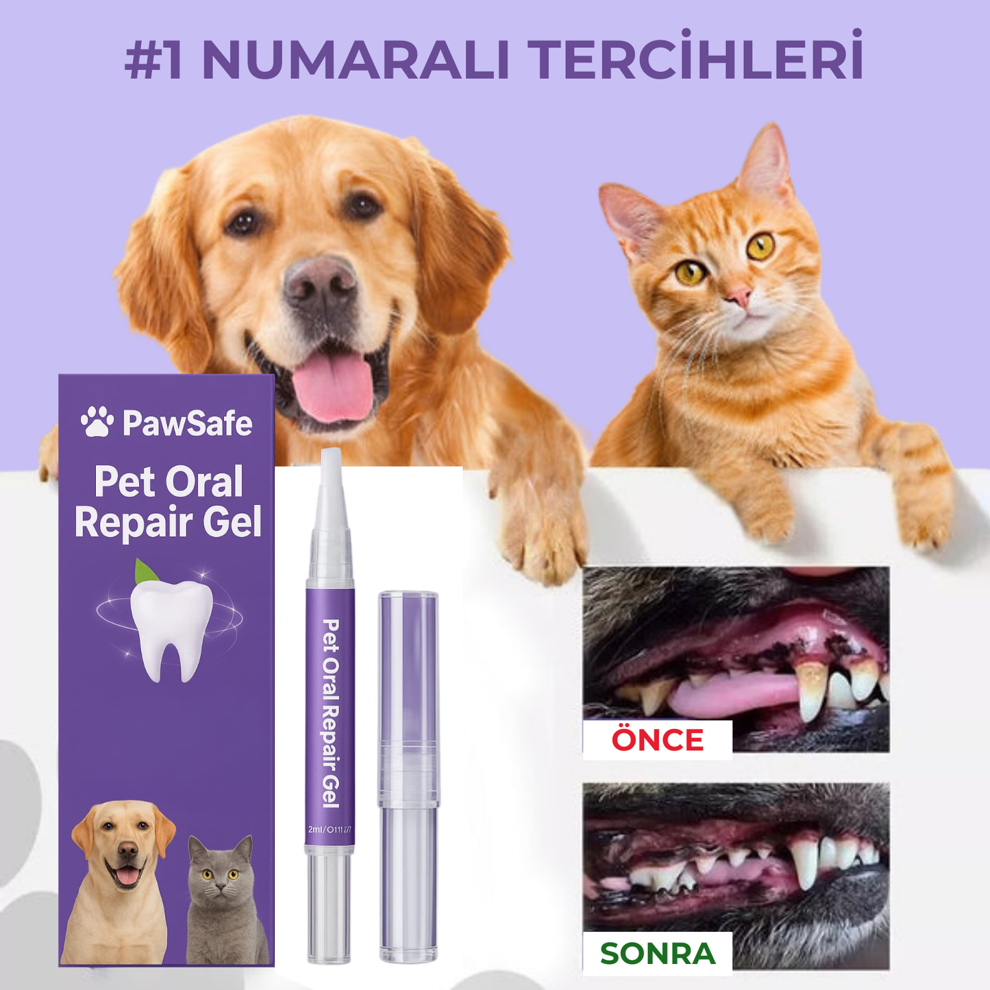 Ferah Nefes Evcil Hayvan Ağız Bakım Jeli