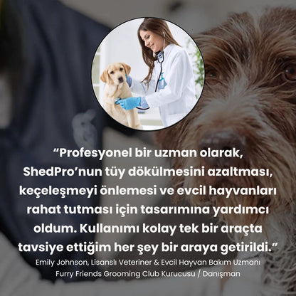Pawsafe ShedPro 1 Numaralı Tüy Dökülme Karşıtı Kit
