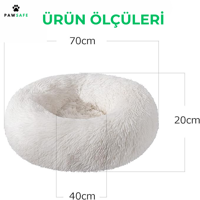 Pawsafe Peluş Evcil Hayvan Sevgi Yatağı