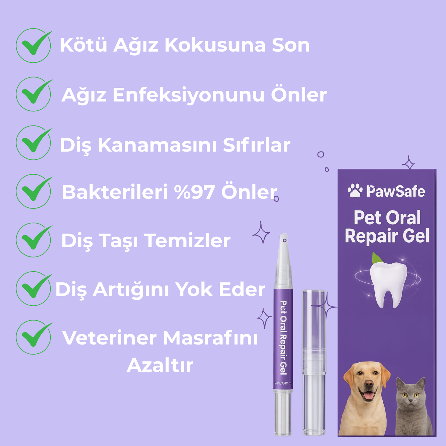 Ferah Nefes Evcil Hayvan Ağız Bakım Jeli